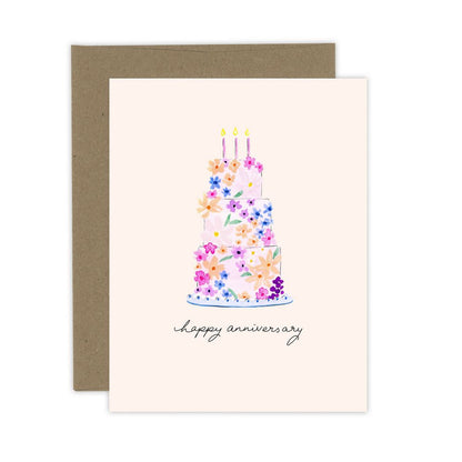 Blooming Cake | Happy Anniversary | Card