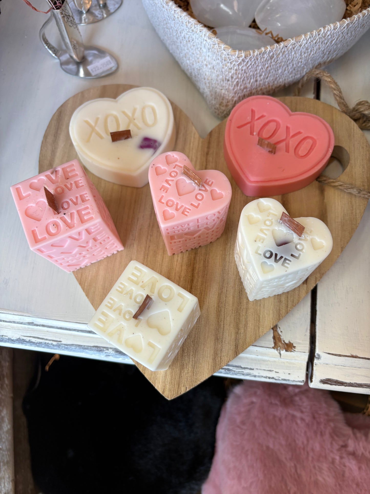Valentines candles