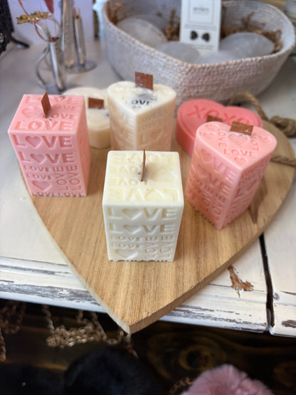 Valentines candles