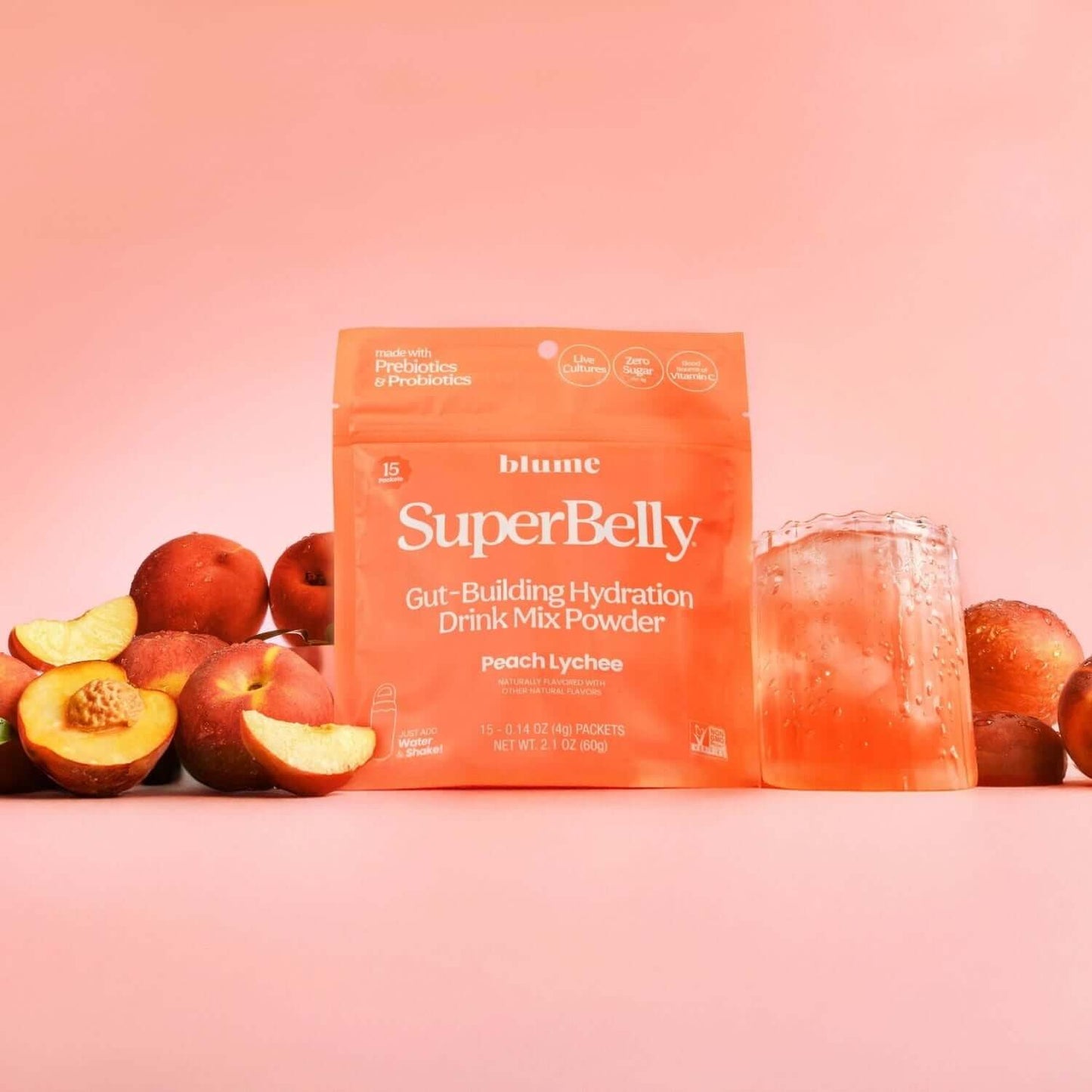 Blume~ Superbelly peach 🍑 lychee
