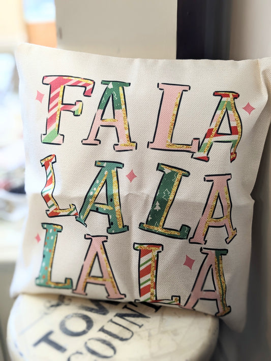 Town & Country - Fa La La Christmas Pillow Cover