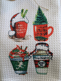 One Crafty Keeper - Holiday Tea Towels