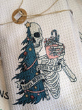 One Crafty Keeper - Holiday Tea Towels