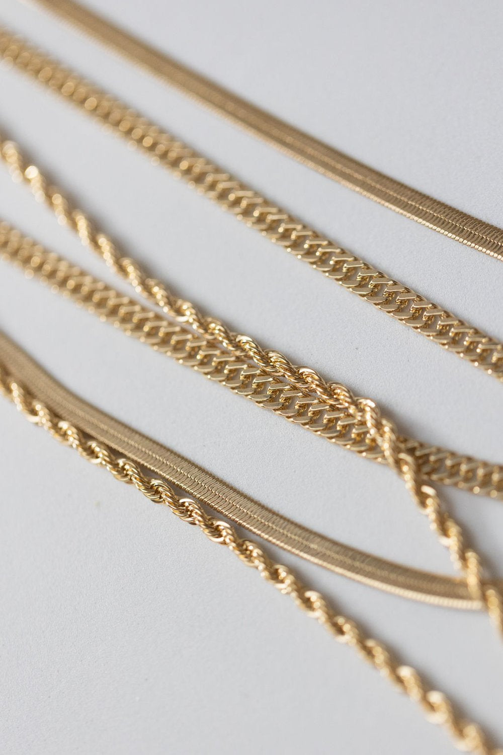 Lily & Elm - Gold Filled “Estelle” Rope Necklace