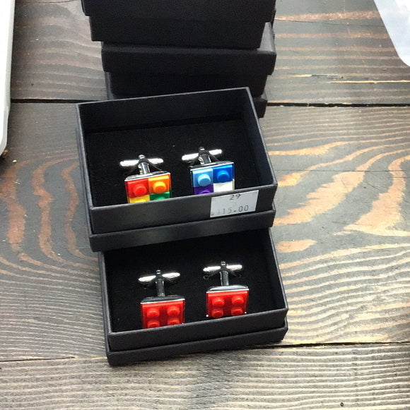 Dipsy Doodle Designz - Lego Cuff Links - In Jewelry Box