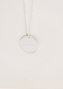 Lily & Elm - Sterling Silver “Mama” Necklace