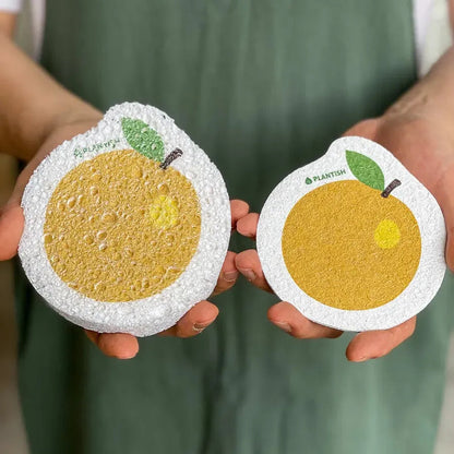 Plantish - Solid Dish Soap Pop Up Sponge Bundle
