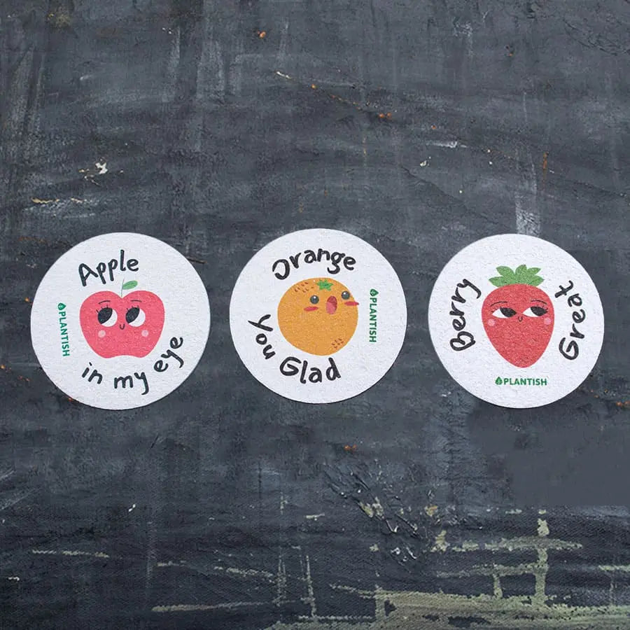 Plantish - Pep Talk Pop Up Sponges - Assorted