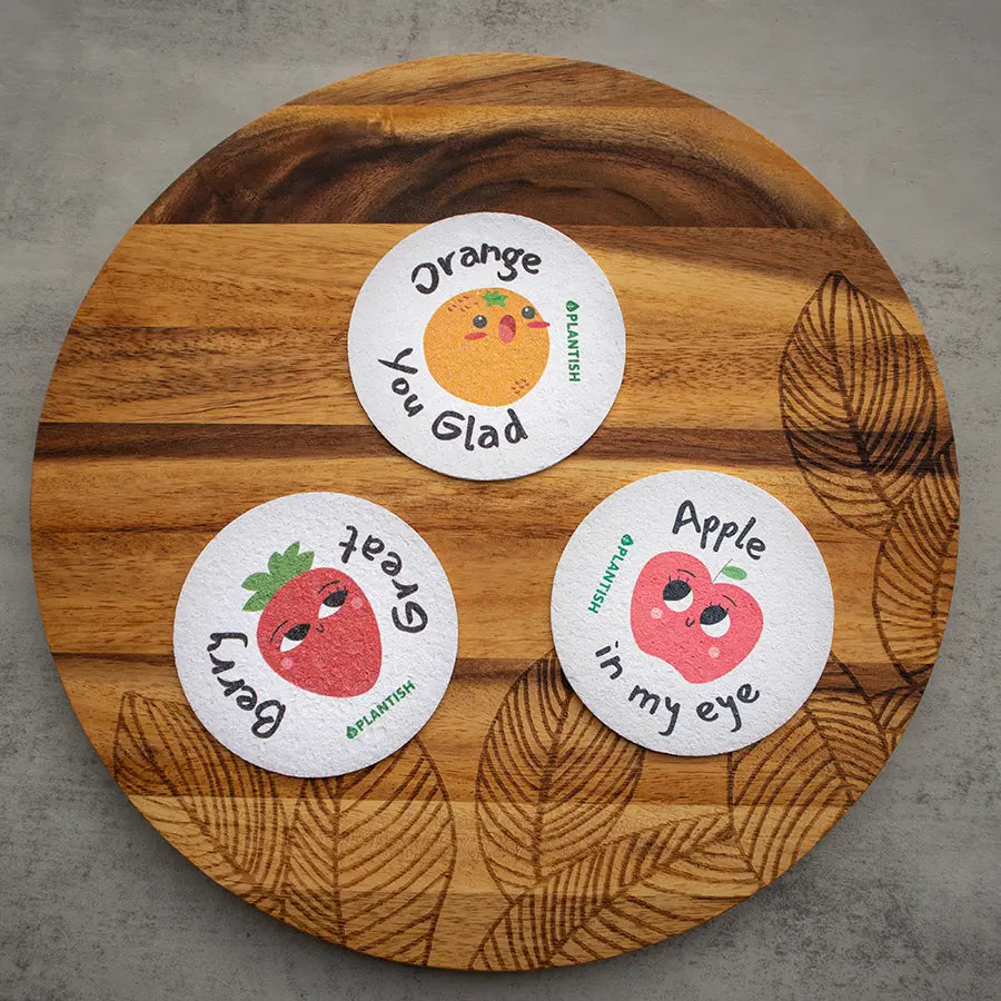Plantish - Pep Talk Pop Up Sponges - Assorted