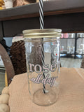 Mason Jar Merchant - Cup With Straw