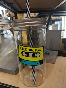 Mason Jar Merchant - Cup With Straw