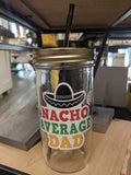 Mason Jar Merchant - Cup With Straw
