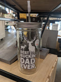 Mason Jar Merchant - Cup With Straw