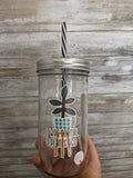 Mason Jar Merchant - Cup With Straw