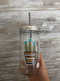 Mason Jar Merchant - Cup With Straw
