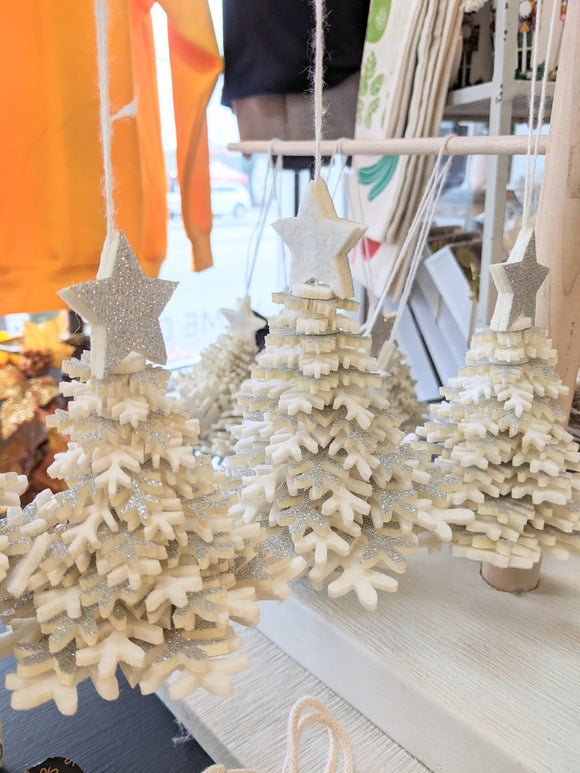 Town & Country - Sparkle Silver Tree Ornament