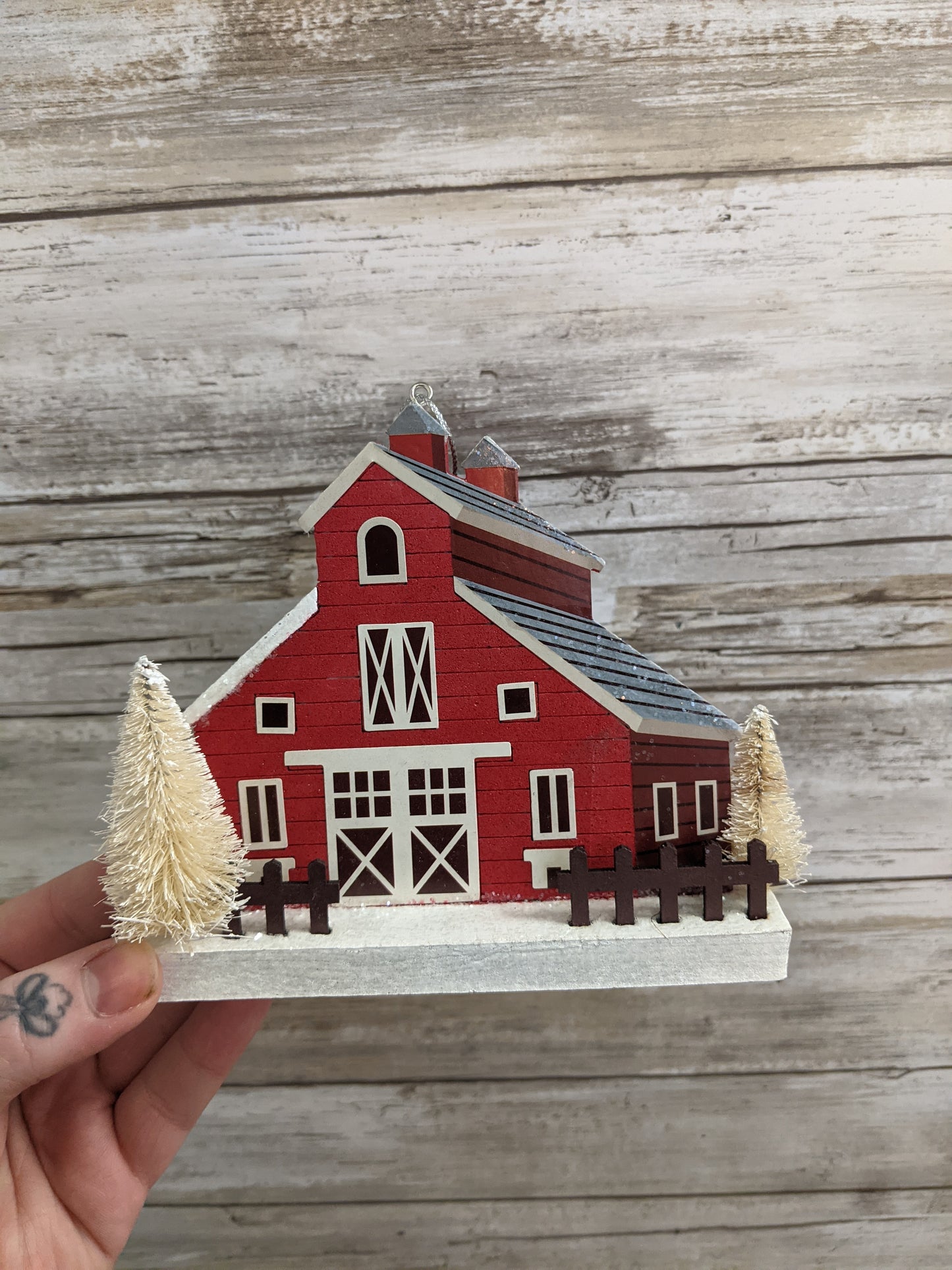 Town & Country - Barn Christmas Ornament