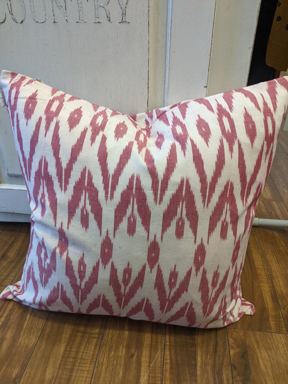 Town & Country - Cushion - Rose Ikat