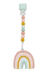 Loulou LOLLIPOP - Silicone Teether Set Gem - Pastel Rainbow