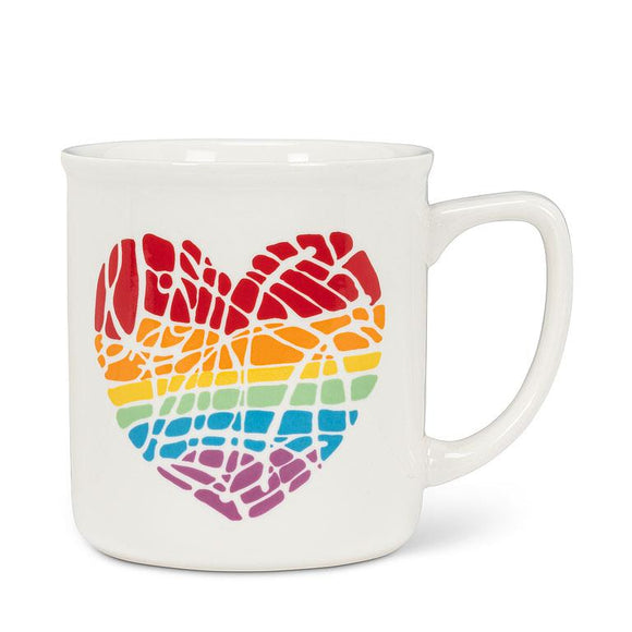 Town & Country - Rainbow Heart Mug