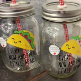 Mason Jar Merchant - Cup With Straw