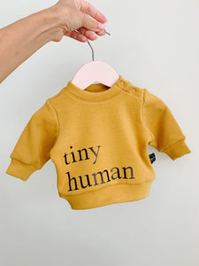 Plumkids Label -  Tiny Humans Fleece Sweater - Yellow