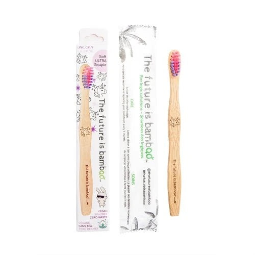 The Future Is Bamboo - Kids Bamboo Unicorn Toothbrush