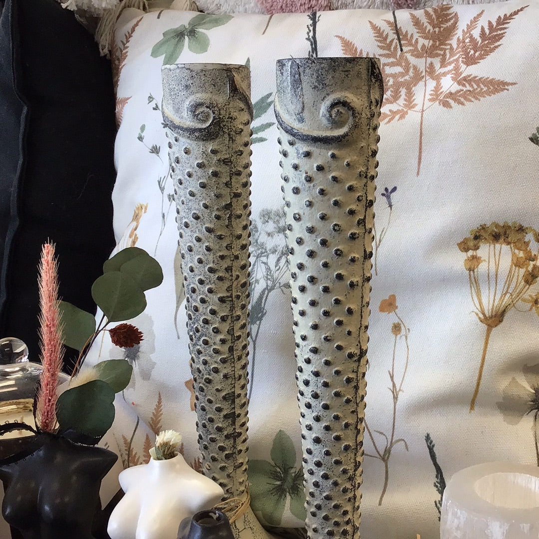 Tall Metal Candle Holders - Town & Country