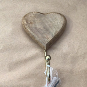 Wooden Heart Hook