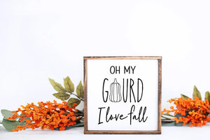 The Red Piece - Oh My Gourd Sign