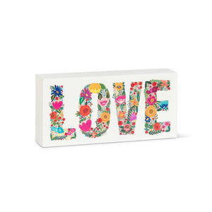 Town & Country - Floral LOVE Block