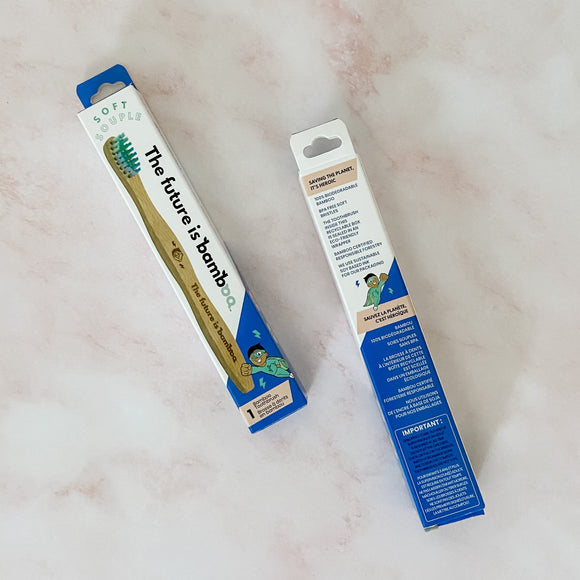 The Future Is Bamboo - Superhero Bamboo Toothbrush