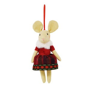 Town & Country - Mouse Ornament - Large Holiday Dress