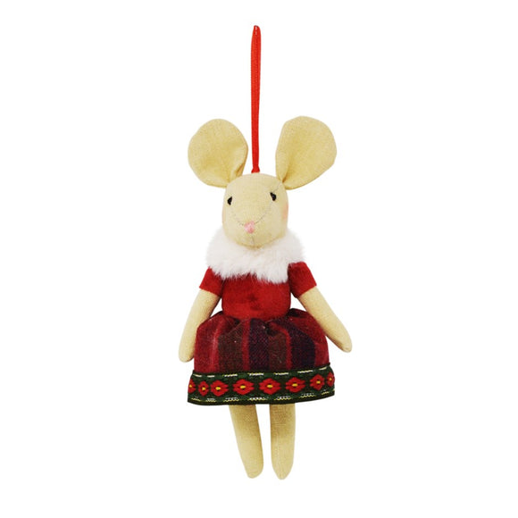 Town & Country - Mouse Ornament - Large Holiday Dress