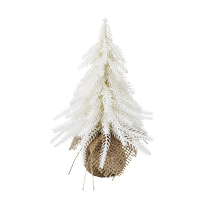 Town & Country - White Fir Tree - Jute Base - Small