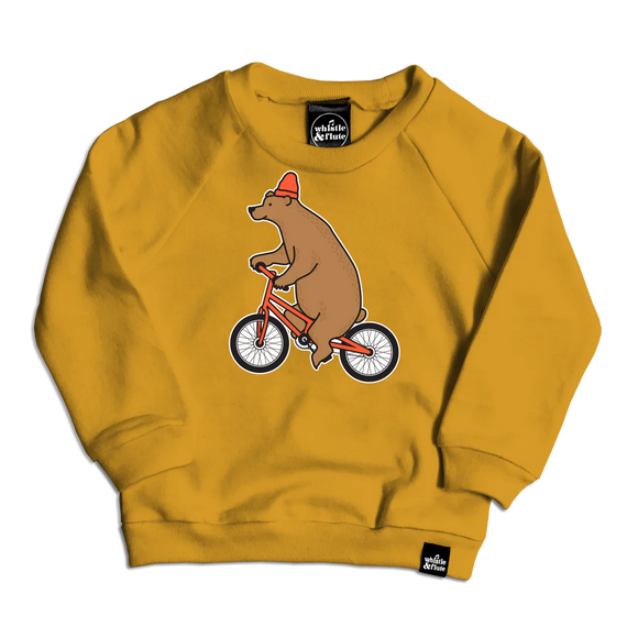 Whistle & Flute - Bicycle Bear Sweatshirt