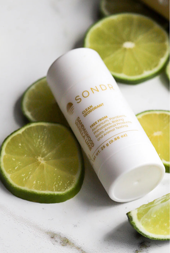 Sondr - Travel Size Sandalwood Vanilla Lime Deodorant