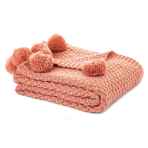 Town & Country - Coral Throw Blanket