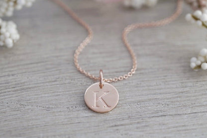 Courtney Rai Dawn - Letter Charms - Rose Gold