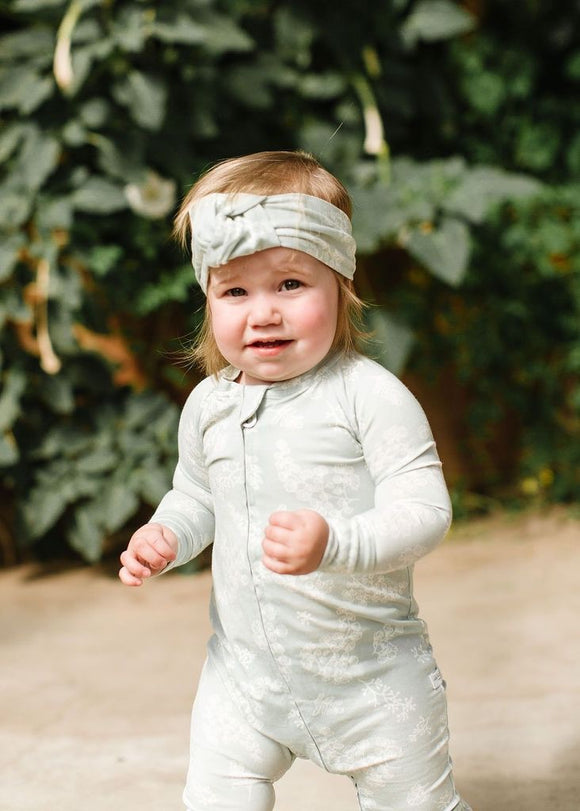 Loulou LOLLIPOP - Knotted Headband - Fern