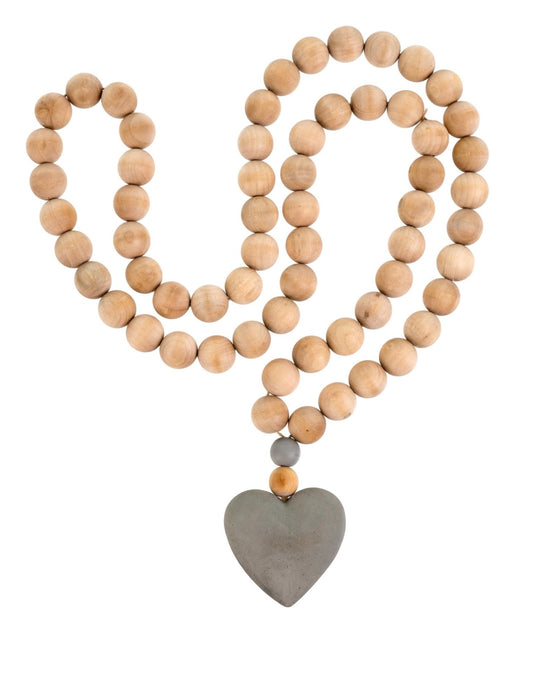 Town & Country - Concrete Heart Prayer Beads
