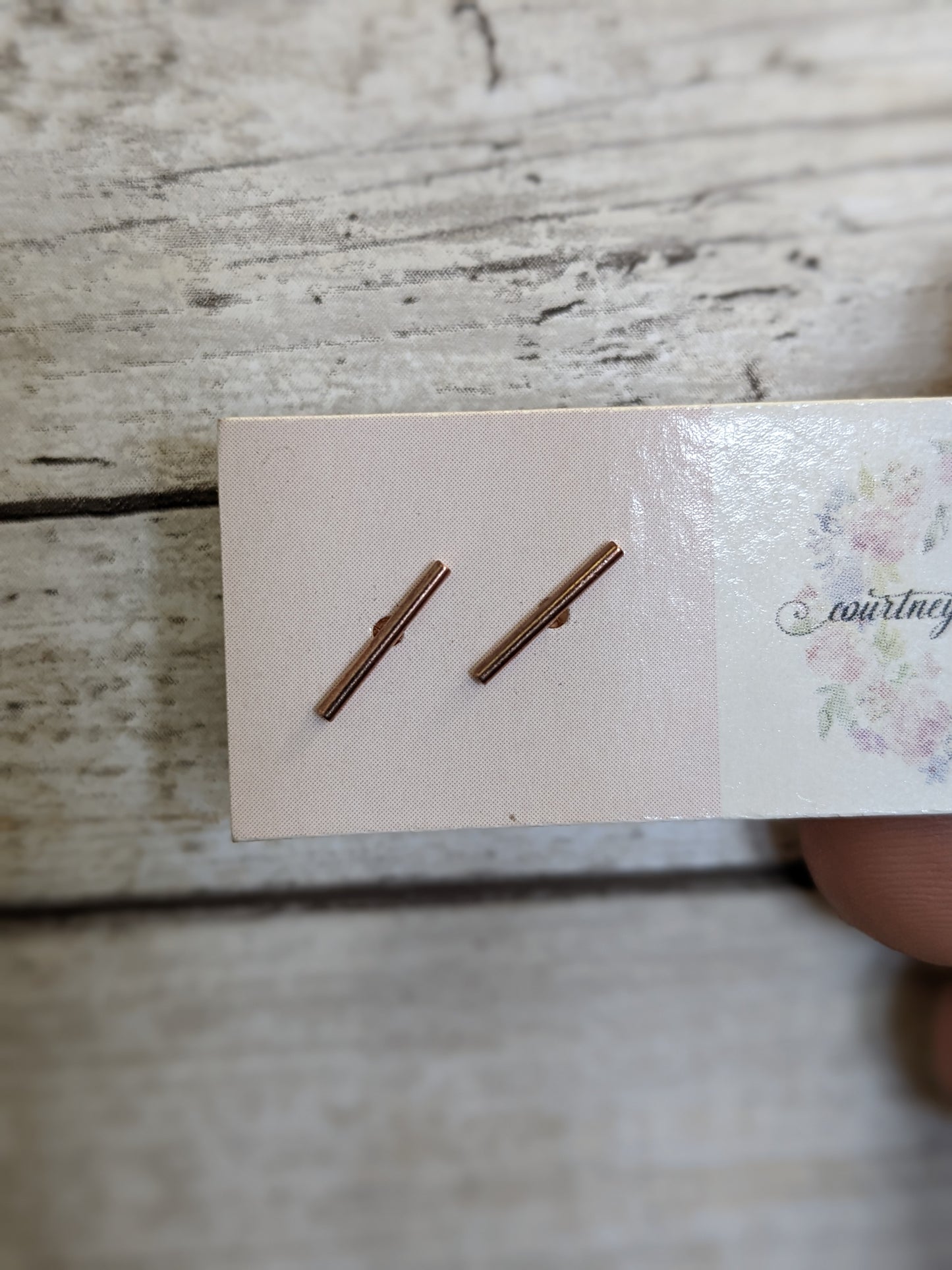 Courtney Rai Dawn - Bar Earrings