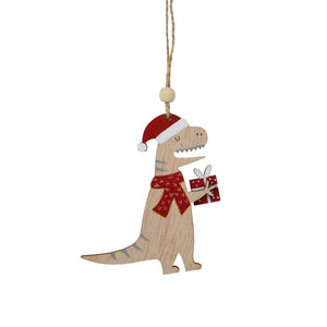 Town & Country - Wooden Ornament - T Rex Gift