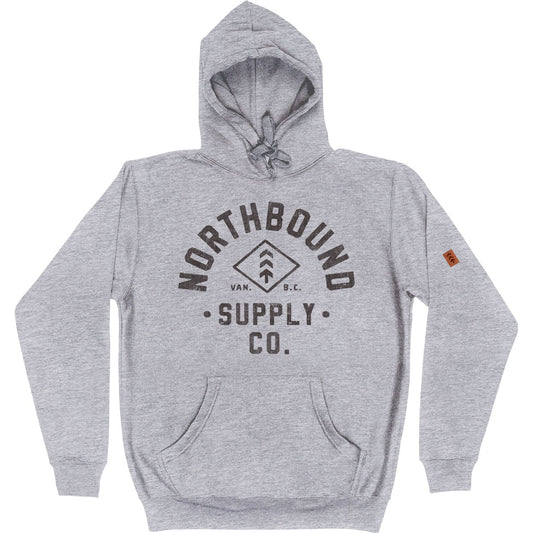 Northbound Supply Co. - Heritage Vegan Leather Logo Patch Sleeve - Hoodie