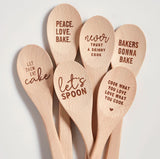 Town & Country - Peace. Love. Bake Wooden Spoon