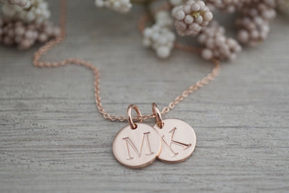Courtney Rai Dawn - Letter Charms - Rose Gold
