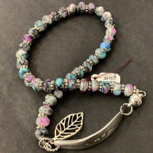 Teaspoon Memories - Double Wrap Beaded Bracelet