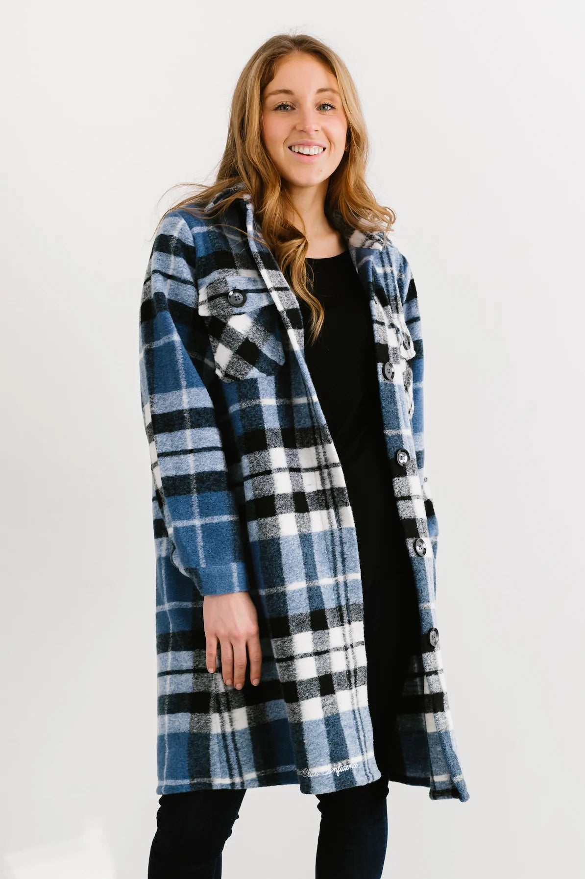 The Roster - Club Confidence Shacket - Glacier Blue