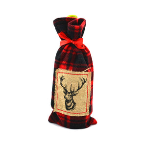 Town & Country - Wine Bag - Deer Lumberjack