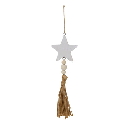 Town & Country - Wooden Ornament - W/ Tassel